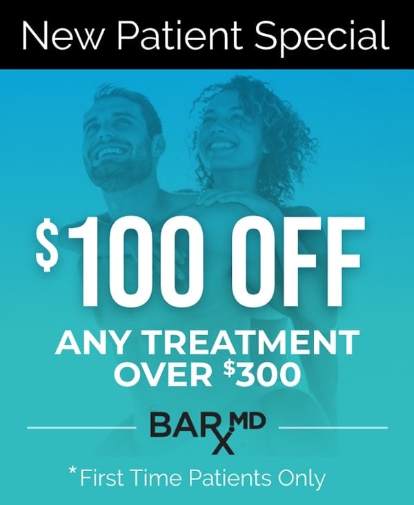 BARxMD new patient special coupon 100 off